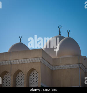 Detail of mosques in Old `Dubai, Deira, Dubai, UAE, United Arab Emirates Stock Photo